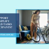 How Support Staff Simplify Household Tasks for Participants?
